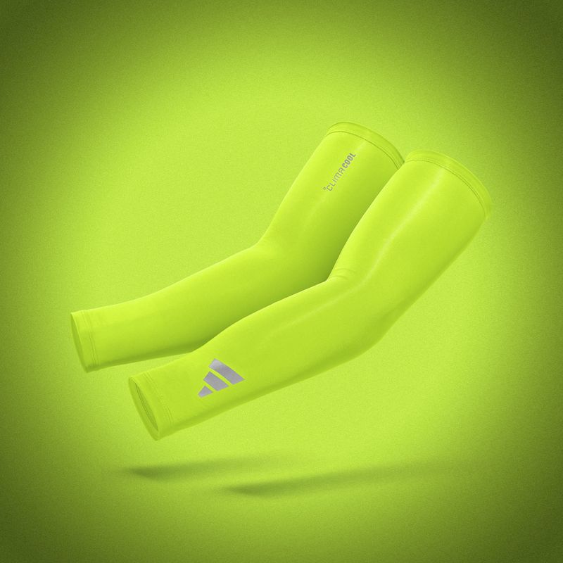 Rękawki kompresyjne adidas Climacool Compression Arm Sleeves lucid lemon 5