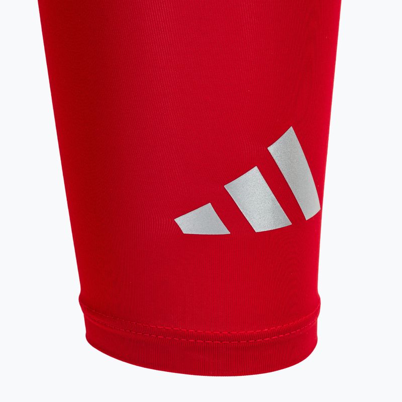 Opaski kompresyjne na łydki adidas Climacool Compression Calf Sleeves true red 3