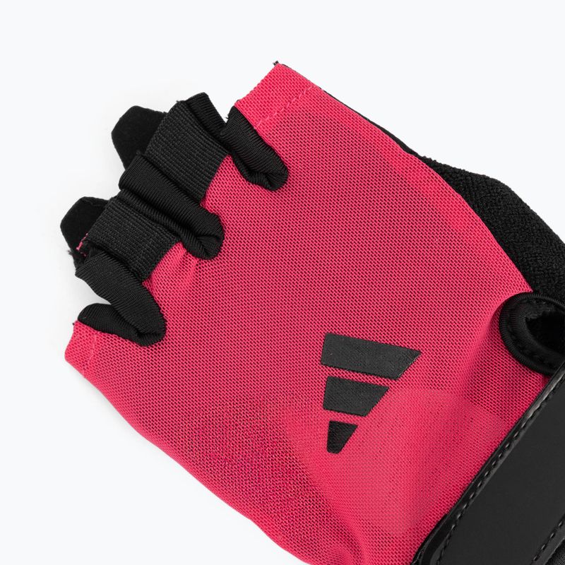 Rękawiczki treningowe adidas Essential Training pink mesh 4