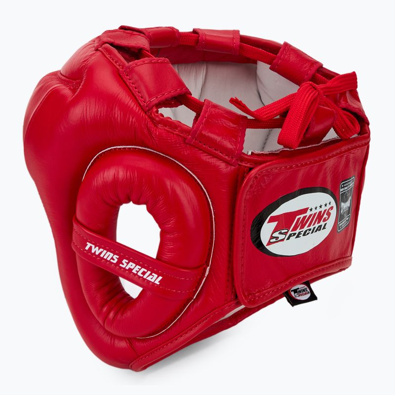 Kask bokserski Twins Special HGL3 sparingowy red 3