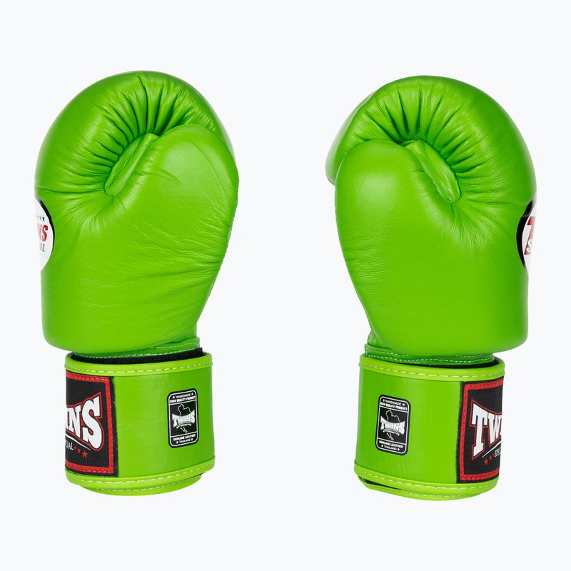 Rękawice bokserskie Twins Special BGVL3 green 3