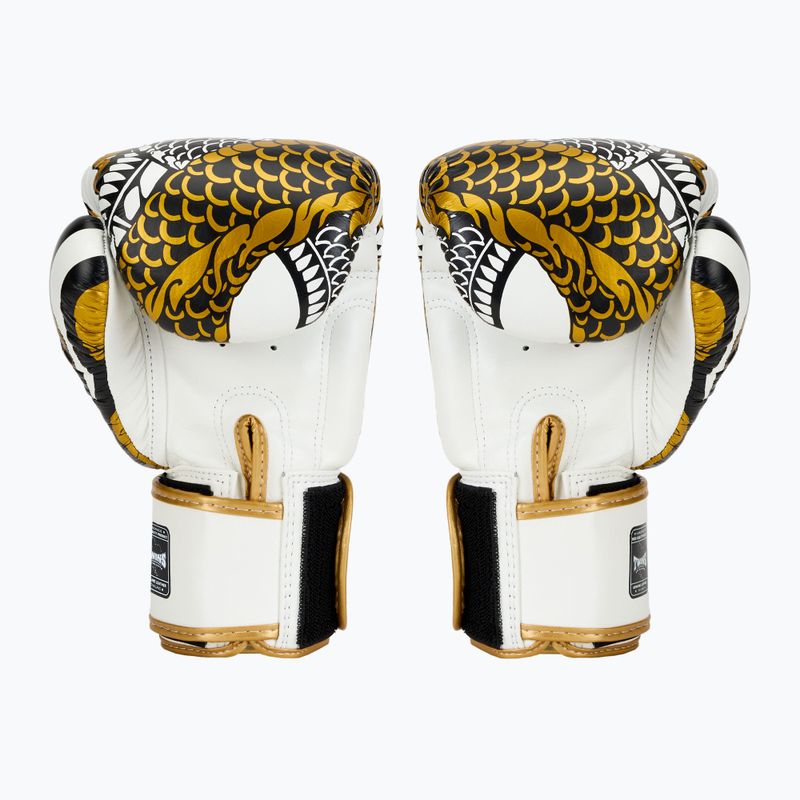 Rękawice bokserskie Twins Special Fancy FBGVL3-52 white/gold 2