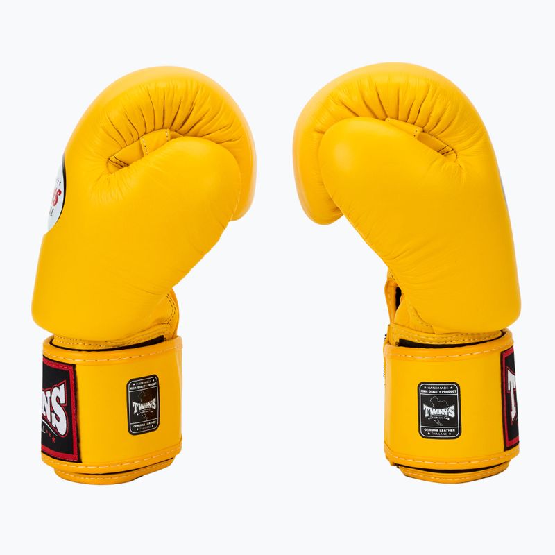 Rękawice bokserskie Twins Special BGVL3 yellow 4