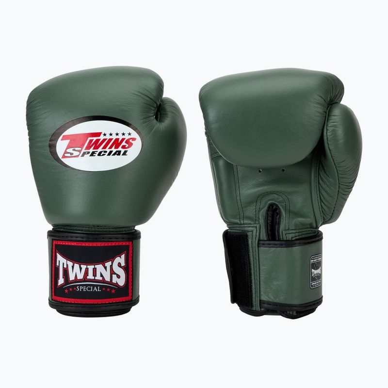 Rękawice bokserskie Twins Special BGVL3 olive 3