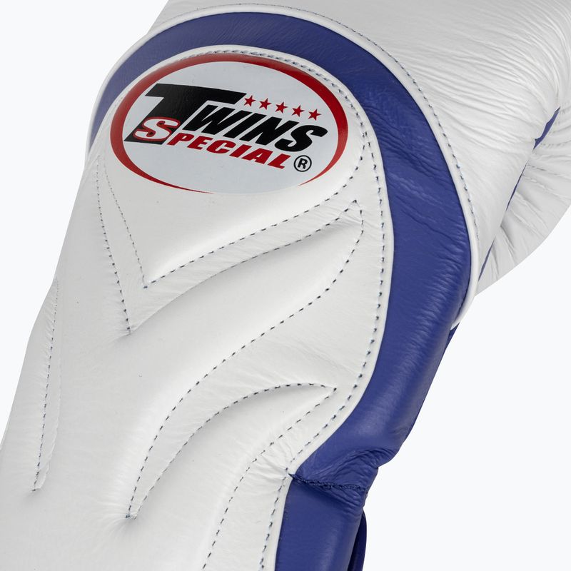Rękawice bokserskie Twins Special BGVL6 white/blue 4