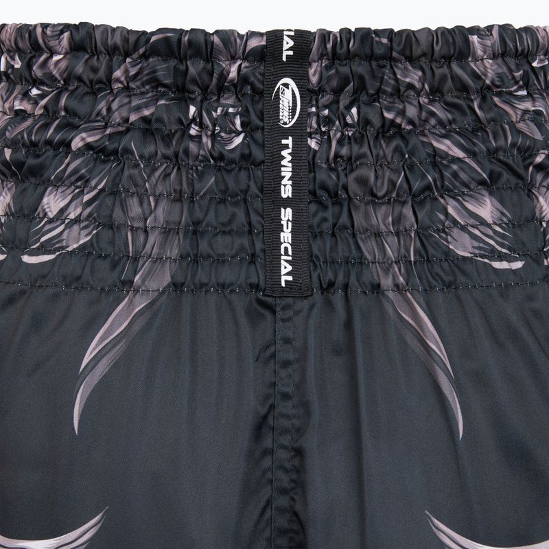 Spodenki treningowe Twins Special Muay Thai Twins Kabuki black/white/red 4