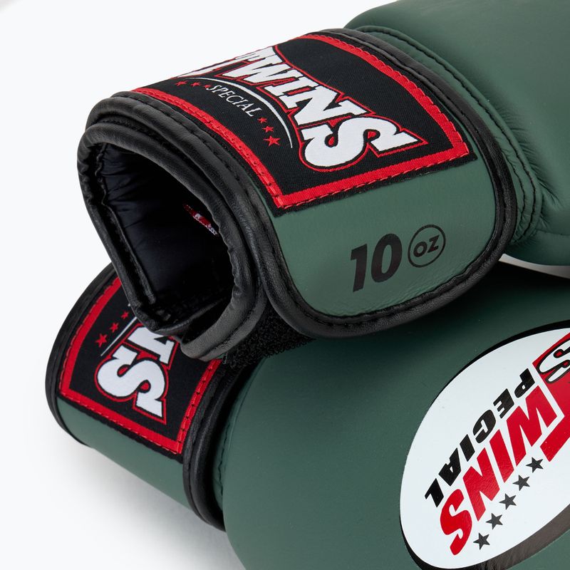 Rękawice bokserskie Twins Special BGVS3 olive 5