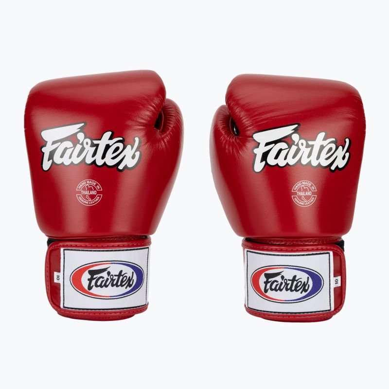 Rękawice bokserskie Fairtex Universal "Tight-Fit" Design red 2