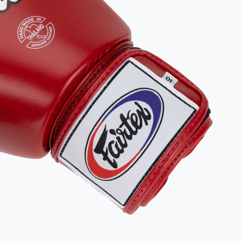 Rękawice bokserskie Fairtex Universal "Tight-Fit" Design red 6