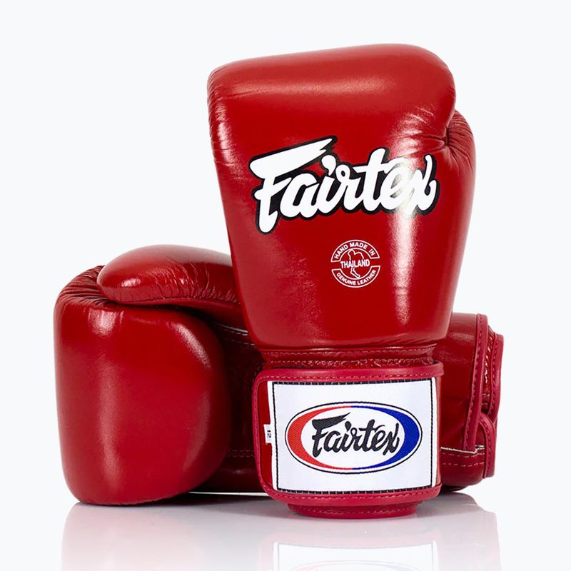 Rękawice bokserskie Fairtex Universal "Tight-Fit" Design red 2