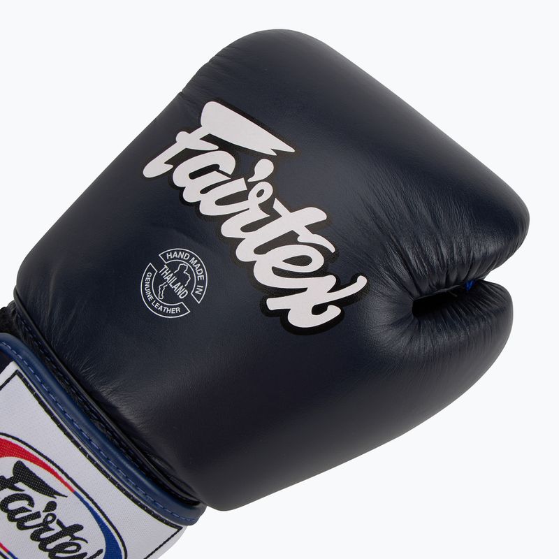 Rękawice bokserskie Fairtex Universal "Tight-Fit" Design blue 5