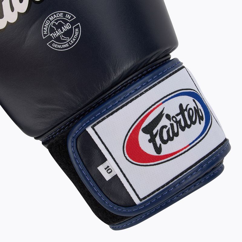 Rękawice bokserskie Fairtex Universal "Tight-Fit" Design blue 6