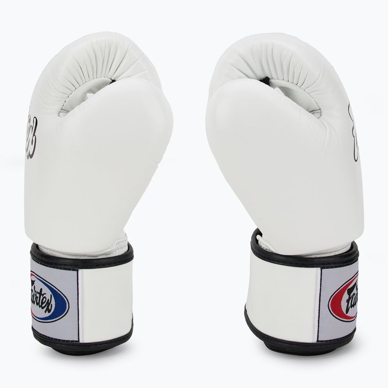 Rękawice bokserskie Fairtex Universal "Tight-Fit" Design white 4
