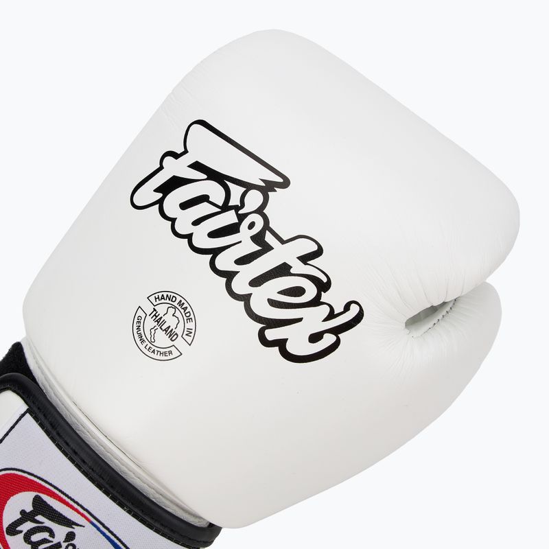 Rękawice bokserskie Fairtex Universal "Tight-Fit" Design white 5