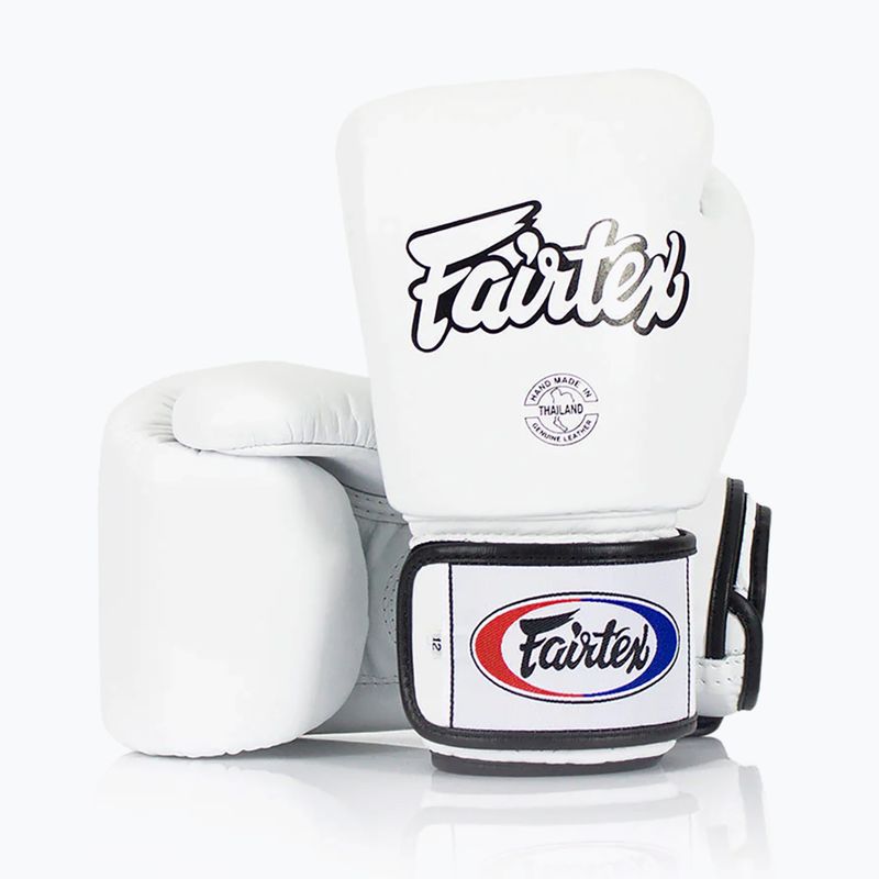 Rękawice bokserskie Fairtex Universal "Tight-Fit" Design white 2