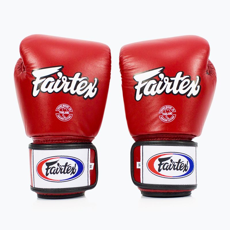 Rękawice bokserskie Fairtex Universal Breathable red