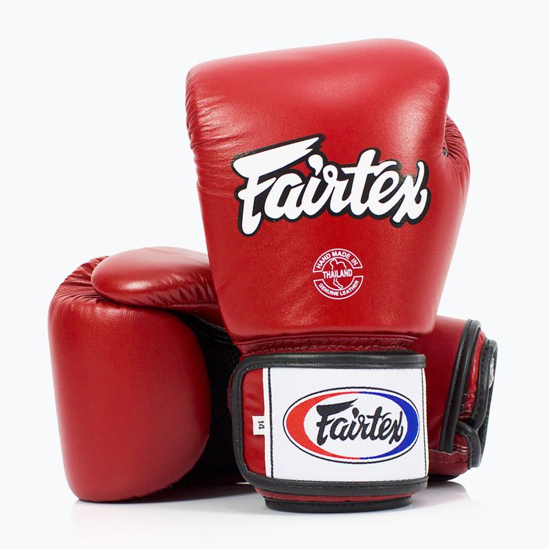 Rękawice bokserskie Fairtex Universal Breathable red 4