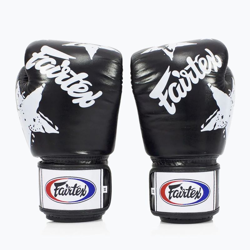 Rękawice bokserskie Fairtex "Tight-Fit" Design-Nation Prints Collection black 2