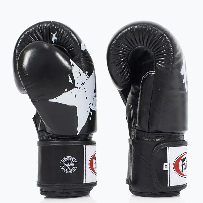 Rękawice bokserskie Fairtex "Tight-Fit" Design-Nation Prints Collection black 4