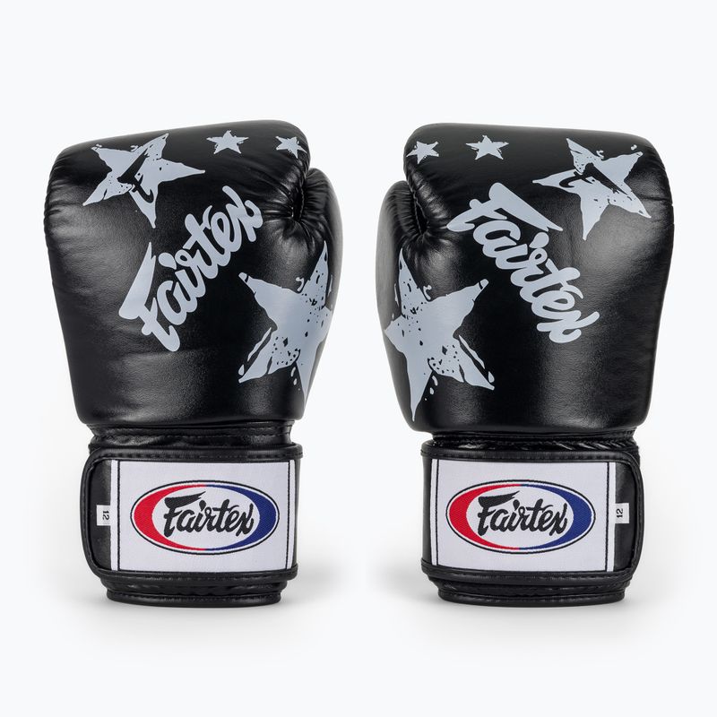 Rękawice bokserskie Fairtex "Tight-Fit" Design-Nation Prints Collection black 2