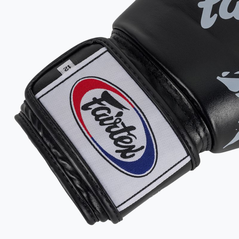 Rękawice bokserskie Fairtex "Tight-Fit" Design-Nation Prints Collection black 6