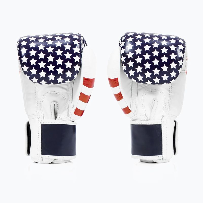 Rękawice bokserskie Fairtex Universal "Tight-Fit" Design USA white 2