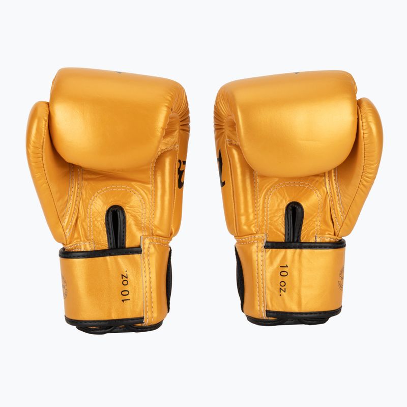 Rękawice bokserskie Fairtex Universal "Tight-Fit" Design Falcon gold 3