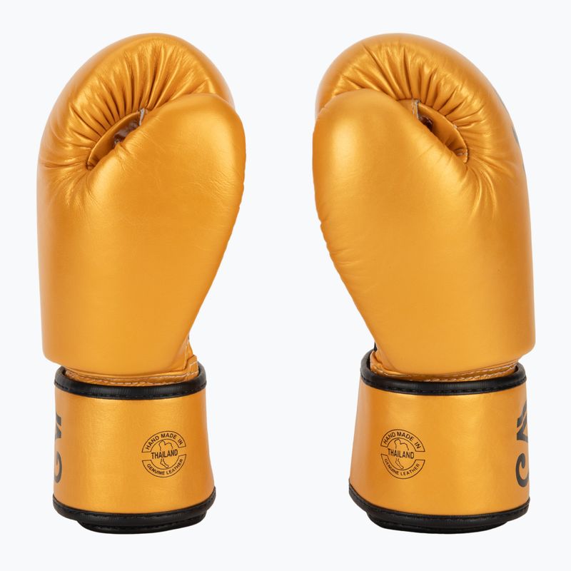 Rękawice bokserskie Fairtex Universal "Tight-Fit" Design Falcon gold 4
