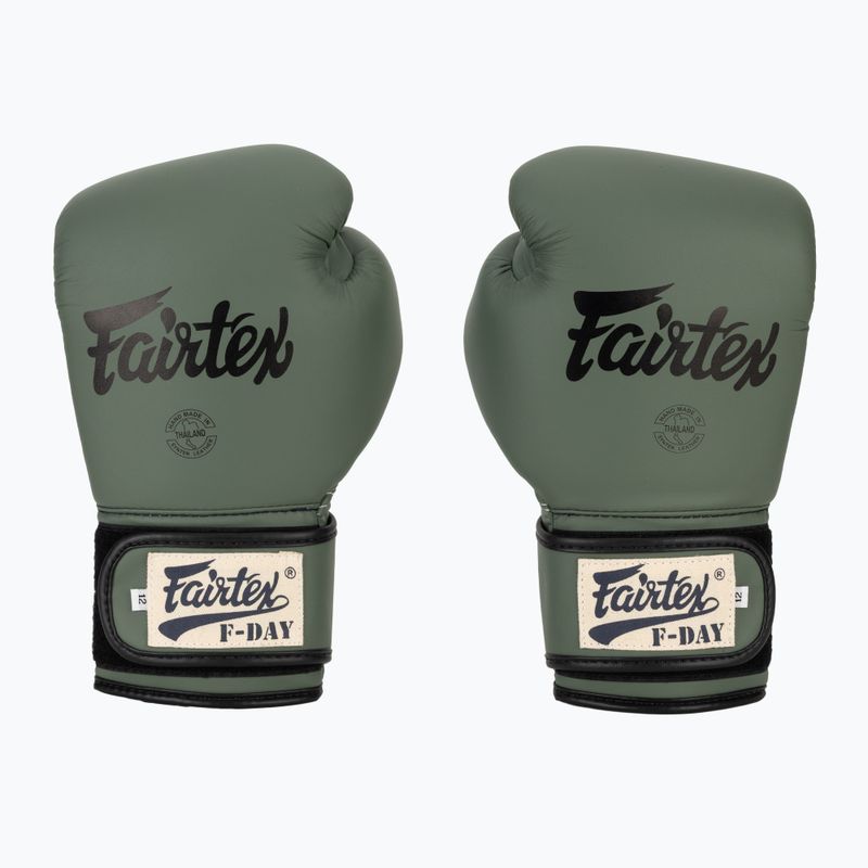Rękawice bokserskie Fairtex F-DAY Limited Edition pickle 2