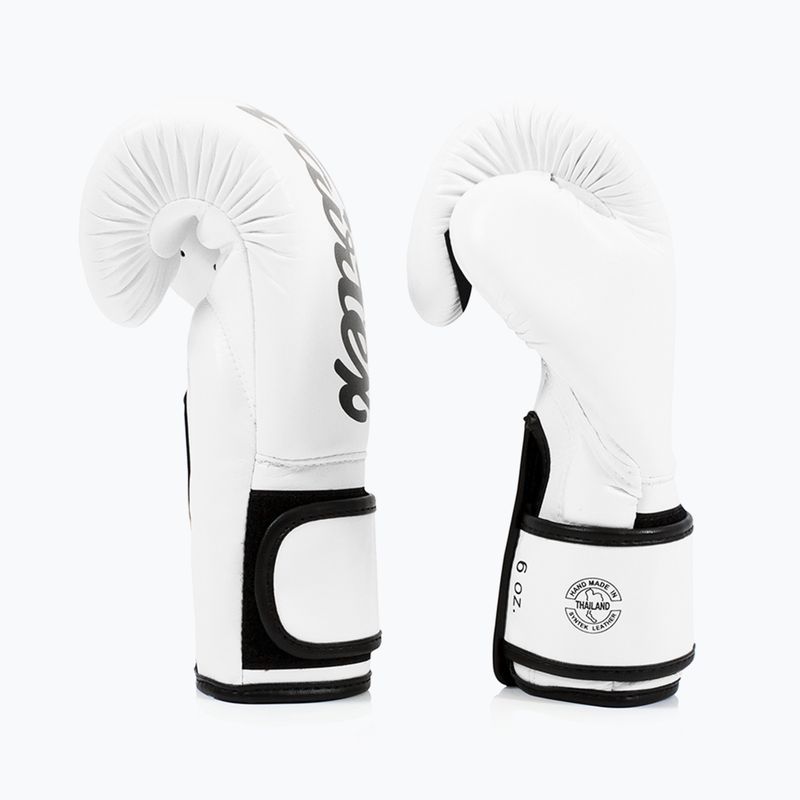 Rękawice boskerskie Fairtex Microfiber white 3