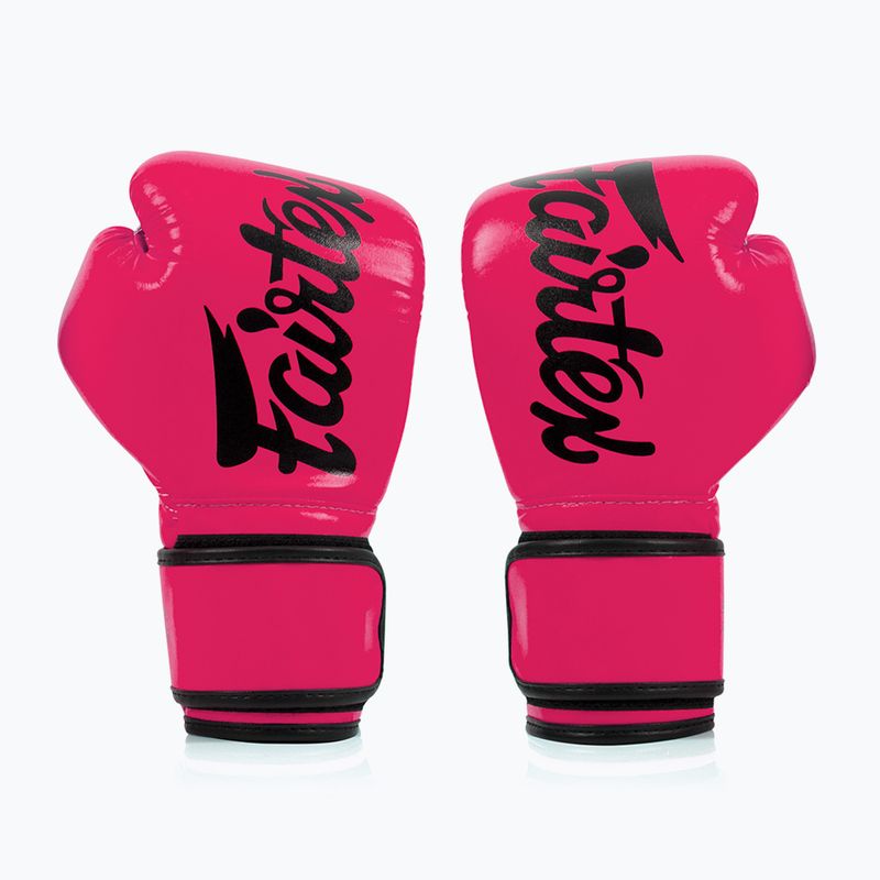 Rękawice boskerskie Fairtex Microfiber pink/black