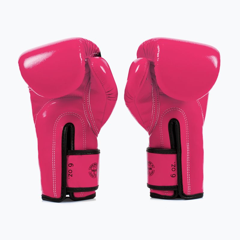 Rękawice boskerskie Fairtex Microfiber pink/black 2