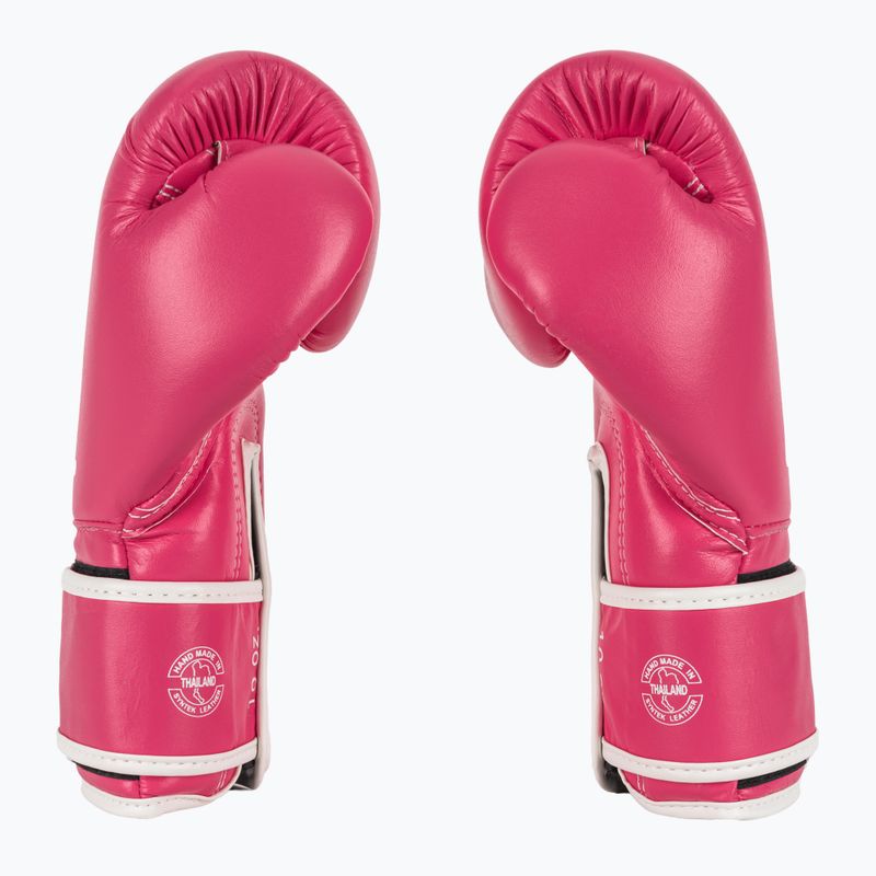 Rękawice boskerskie Fairtex Microfiber pink/white 4