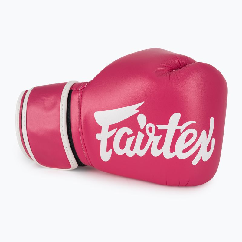 Rękawice boskerskie Fairtex Microfiber pink/white 5