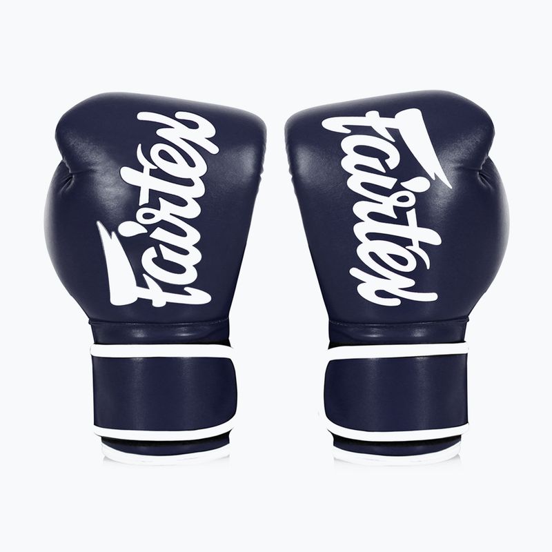 Rękawice boskerskie Fairtex Microfiber Art Collections Blue Wave blue
