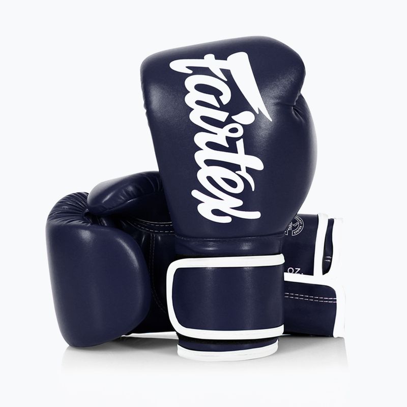 Rękawice boskerskie Fairtex Microfiber Art Collections Blue Wave blue 4