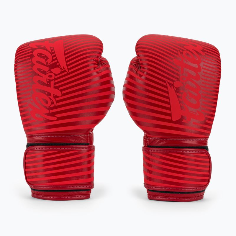 Rękawice boskerskie Fairtex Microfiber Art Collections Minimalism Art red 2