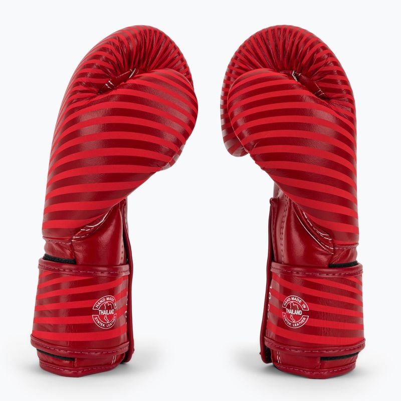 Rękawice boskerskie Fairtex Microfiber Art Collections Minimalism Art red 4