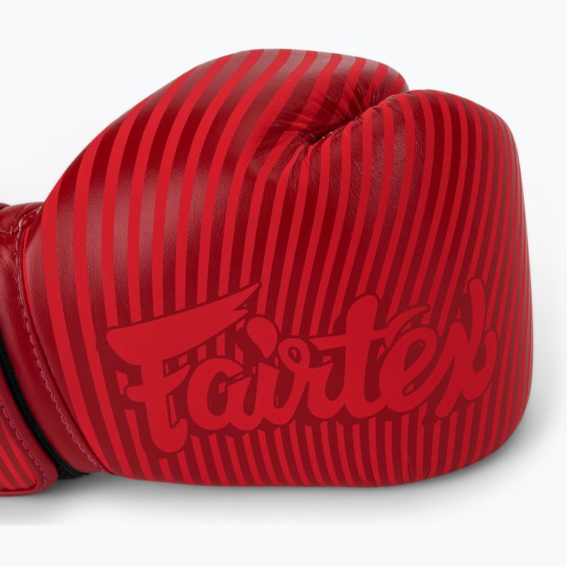 Rękawice boskerskie Fairtex Microfiber Art Collections Minimalism Art red 5