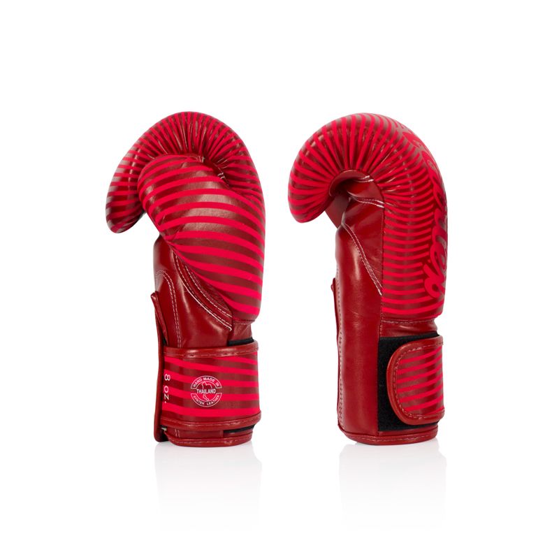 Rękawice boskerskie Fairtex Microfiber Art Collections Minimalism Art red 3
