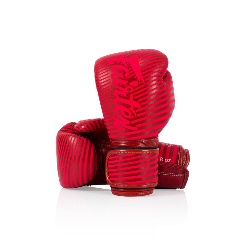 Rękawice boskerskie Fairtex Microfiber Art Collections Minimalism Art red 4