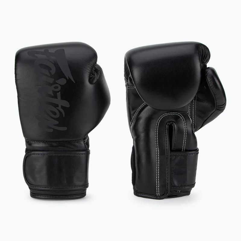 Rękawice boskerskie Fairtex Microfiber Art Collection Solid black