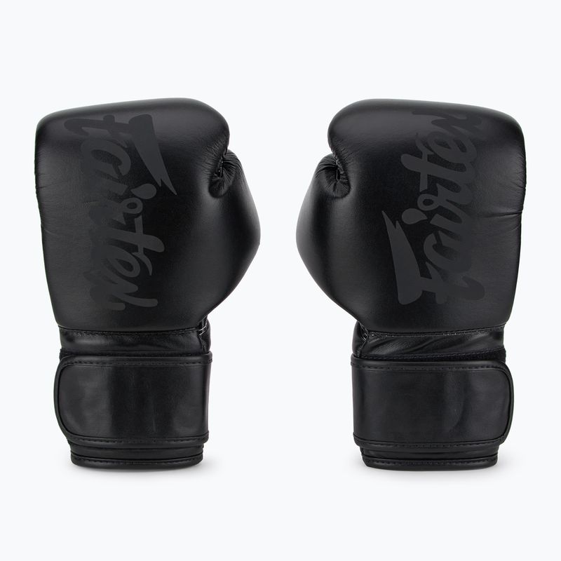 Rękawice boskerskie Fairtex Microfiber Art Collection Solid black 2