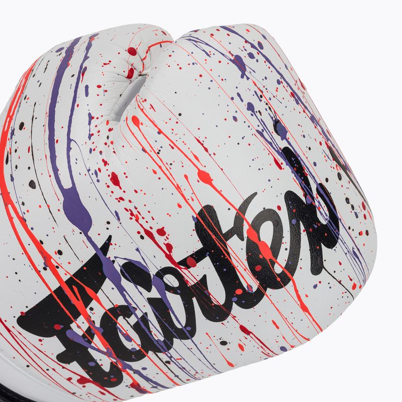 Rękawice boskerskie Fairtex Microfiber Art Collections Painter white 5