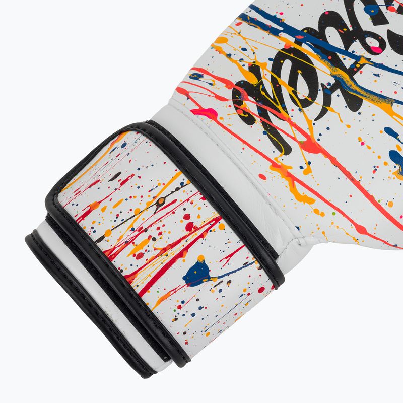 Rękawice boskerskie Fairtex Microfiber Art Collections Painter white 6