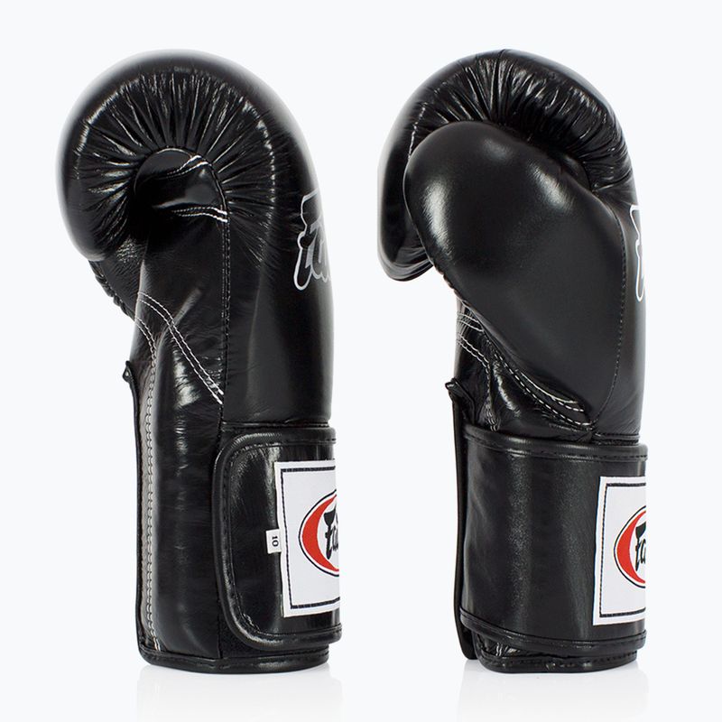 Rękawice bokserskie Fairtex Super Sparring - Locked Thumb black 3
