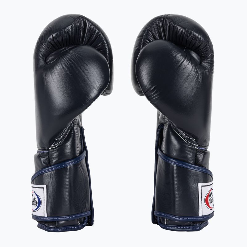 Rękawice bokserskie Fairtex Stylish Angular Sparring - Locked Thumb blue 4