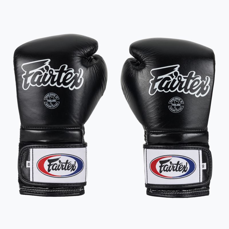 Rękawice bokserskie Fairtex Heavy Hitter's Mexican Style black 2
