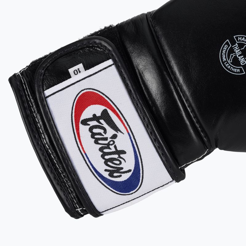 Rękawice bokserskie Fairtex Heavy Hitter's Mexican Style black 6