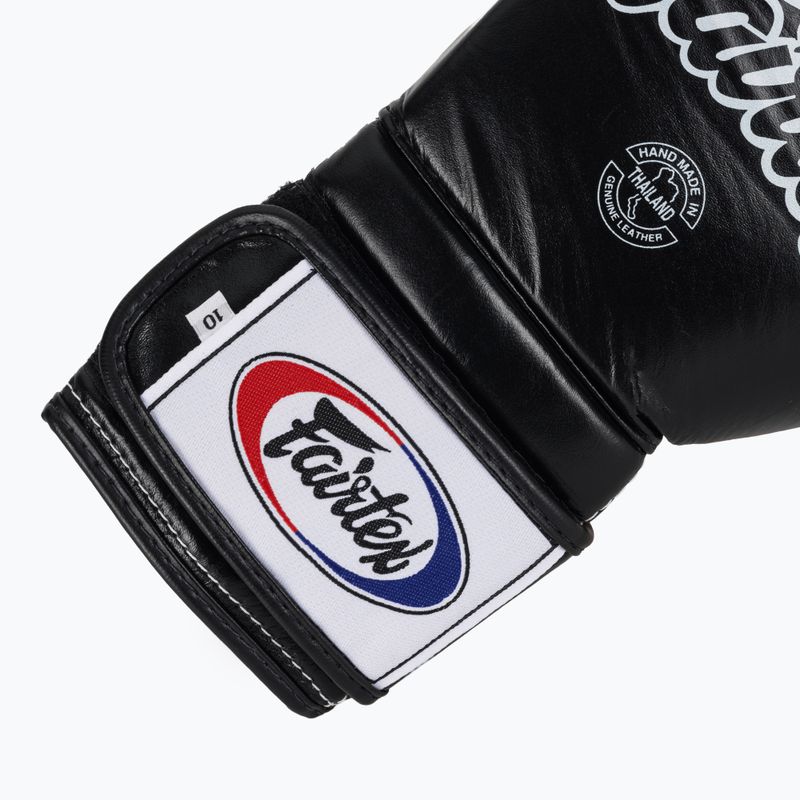 Rękawice bokserskie Fairtex Heavy Hitter's Mexican Style black/yellow 6